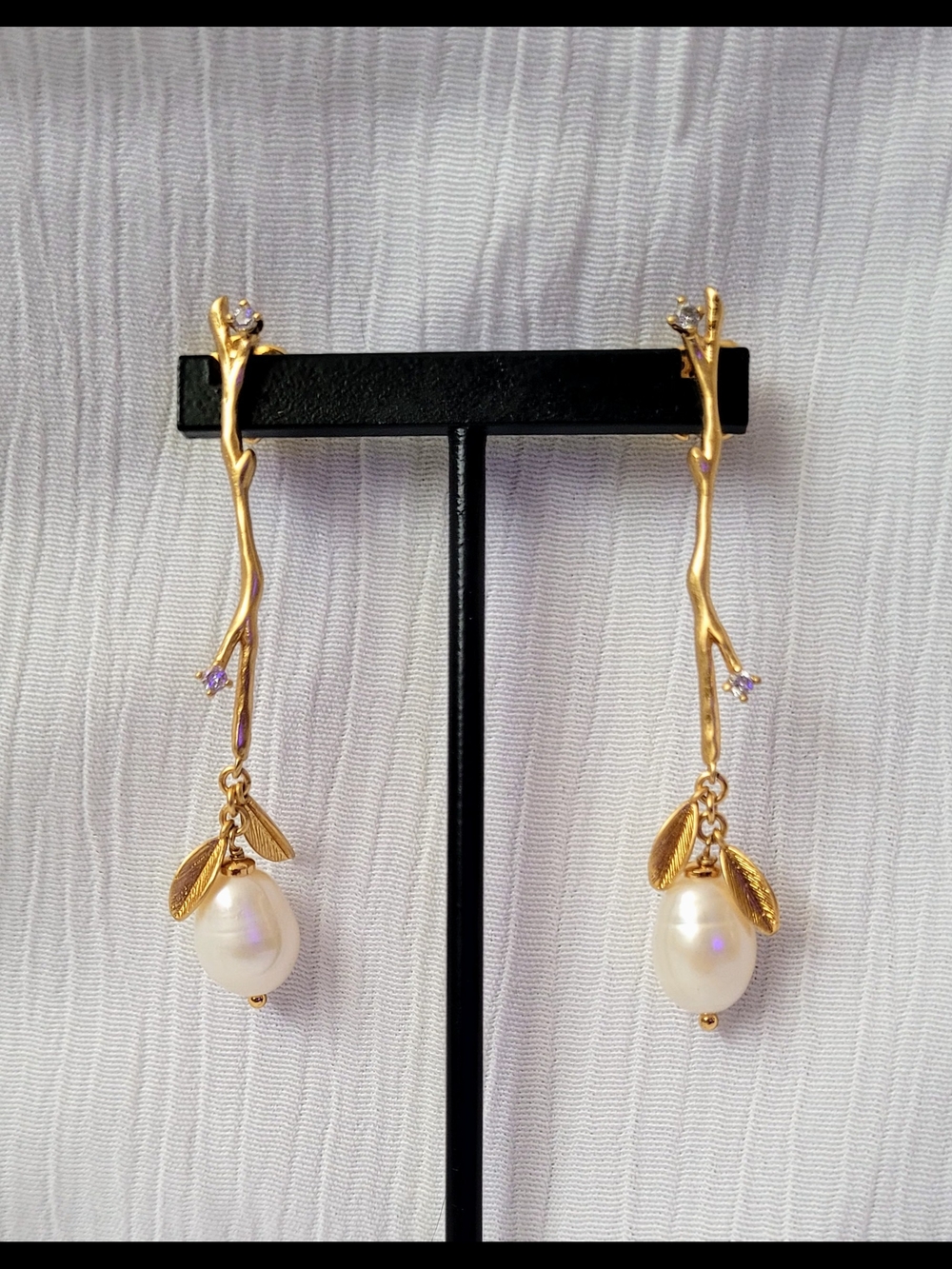 Kate Spade New York Brilliant Branches Pearl Drop Post Earrings